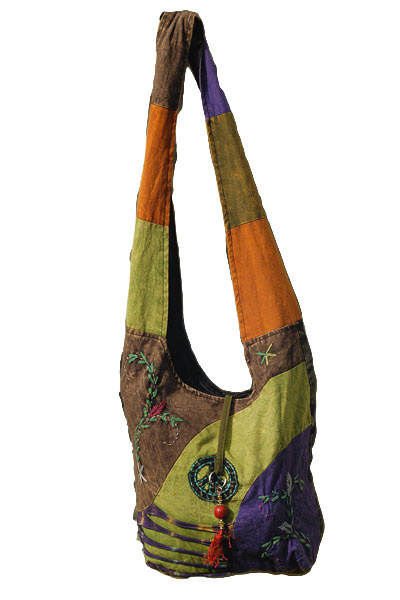 Purple patchwork shoulder bag Purple patchwork shoulder bag