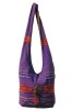 Purple Ethnic ripped shoulder bag